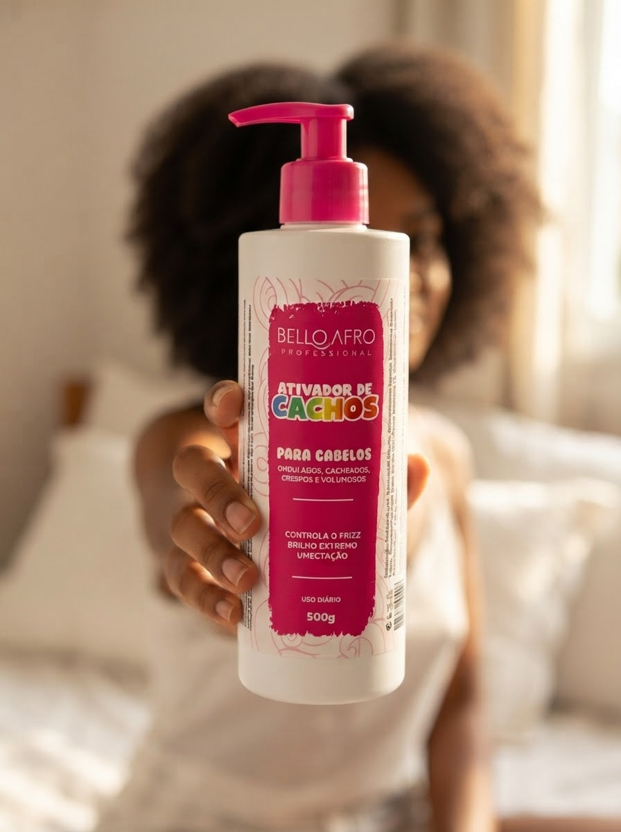 Ativador de Cachos Rosa Bello Afro 500g
