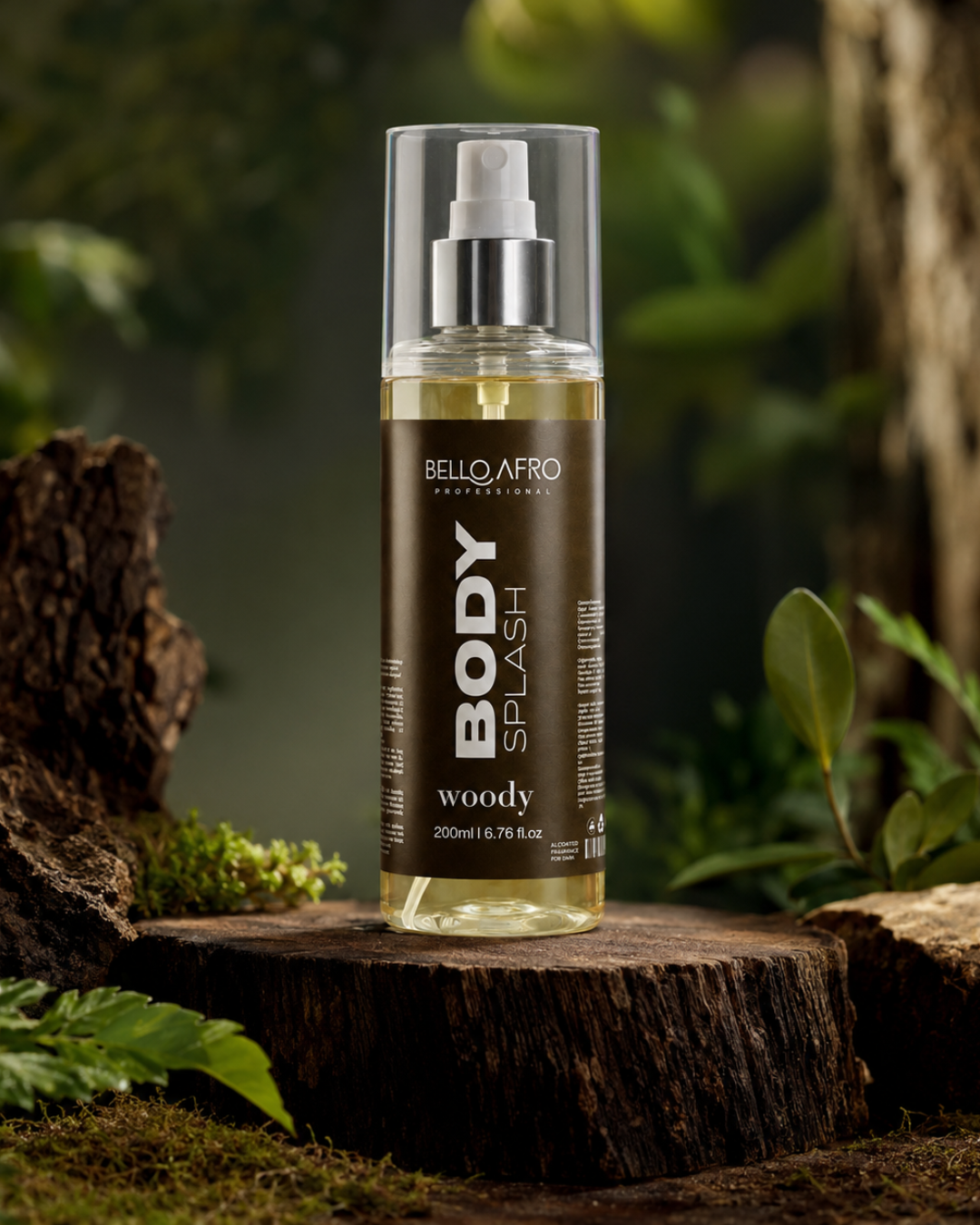 Body Splash Masculino Woody Bello Afro 200ml