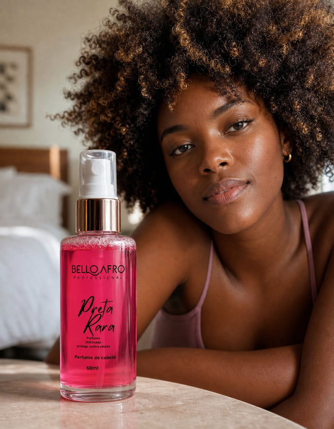 Perfume de Cabelo Preta Rara Bello Afro 60ml